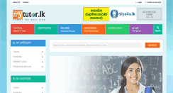 Desktop Screenshot of mytutor.lk